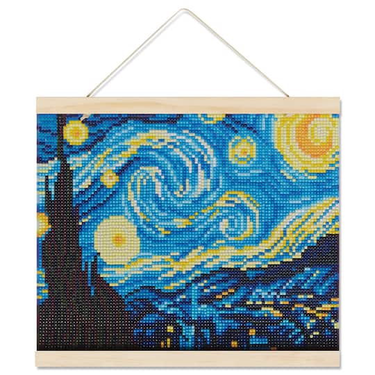 Starry Night with Frame Diamond Art Kit by Make Market®